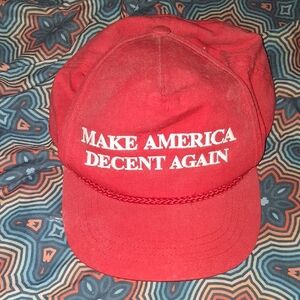 Red Make America Decent Again Cap